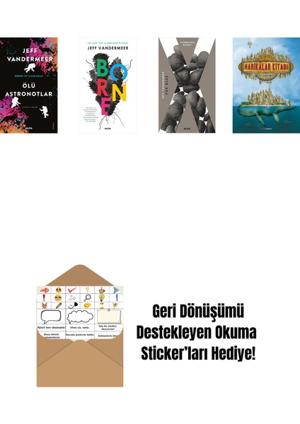 Jeff Vandermeer 4 Kitap Set + Okuma Sticker'ları