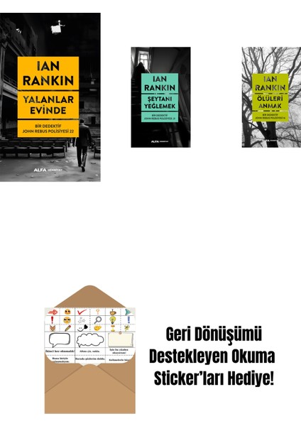 Yalanlar Evinde + Şeytanı Yeğlemek + Ölüleri Anmak + Okuma Sticker'ları