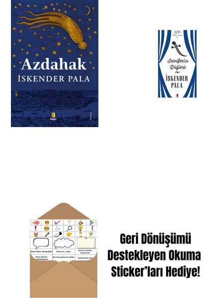 Azdahak + Jennifer’ın Düğünü (Ciltli) + Okuma Sticker'ları