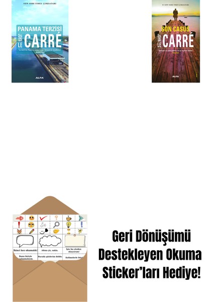 Panama Terzisi + Son Casus + Okuma Sticker'ları