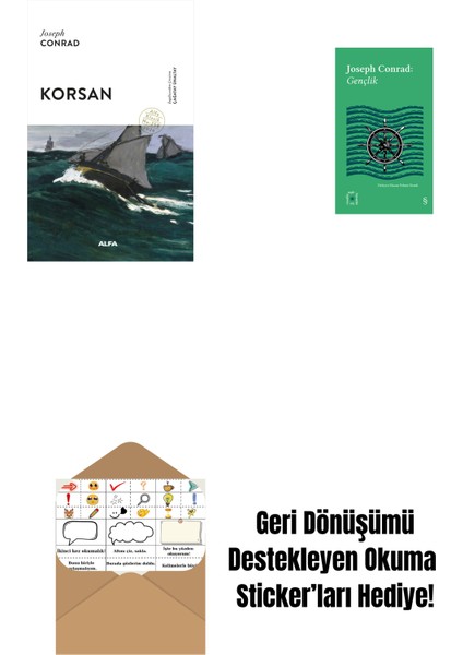 Korsan + Everest Açıkhava 36 - Gençlik + Okuma Sticker'ları