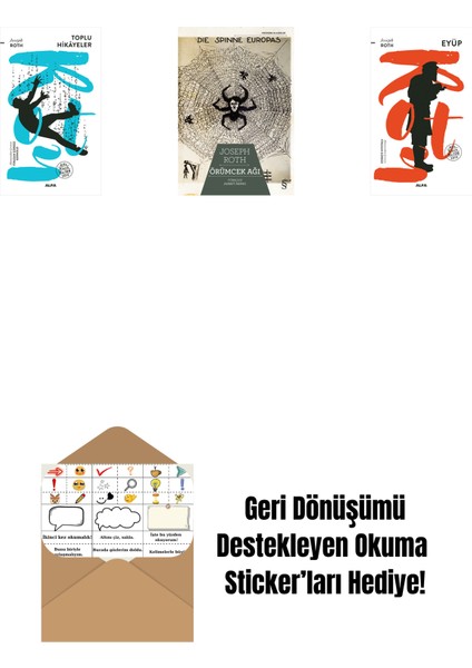 Toplu Hikayeler + Örümcek Ağı + Eyüp + Okuma Sticker'ları