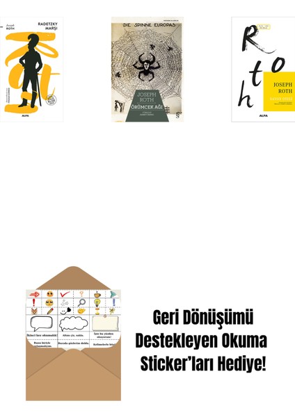 Radetzky Marşı + Örümcek Ağı + Savoy Oteli + Okuma Sticker'ları