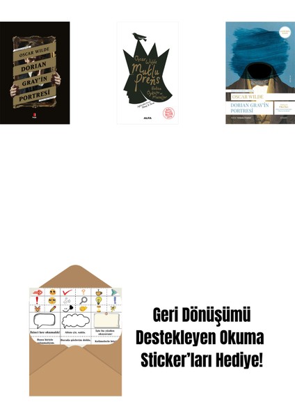 Dorian Gray’in Portresi + Mutlu Prens + Dorian Gray'in Portresi + Okuma Sticker'ları