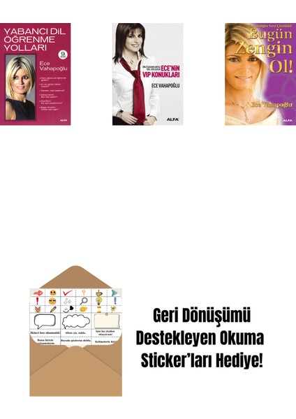 Yabancı Dil Öğrenme Yolları + Ece'nin Vıp Konukları + Bugün Zengin Ol ! + Okuma Sticker'ları