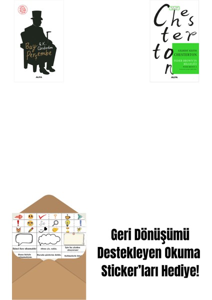 Bay Perşembe + Peder Brown'ın Bilgeliği + Okuma Sticker'ları