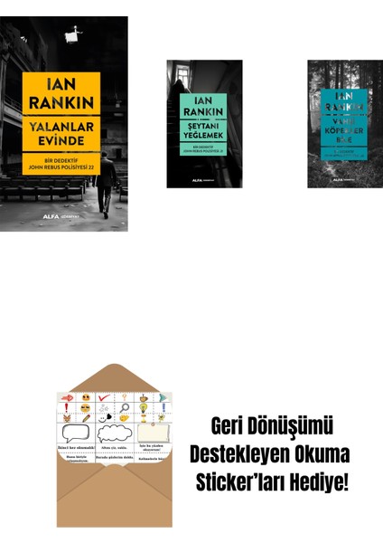 Yalanlar Evinde + Şeytanı Yeğlemek + Vahşi Köpekler Bile + Okuma Sticker'ları