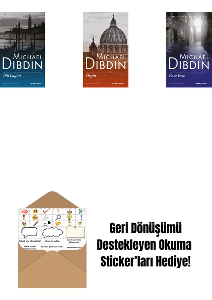 Ölü Lagün + Örgüt + Fare Kral + Okuma Sticker'ları
