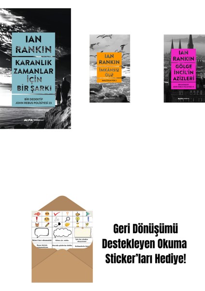 Karanlık Zamanlar Için Bir Şarkı + Imkânsız Ölü + Gölge Incil'in Azizleri + Okuma Sticker'ları