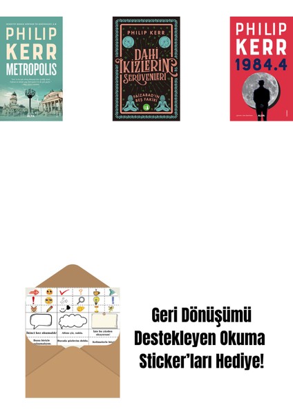 Metropolis + Dahi Ikizlerin Serüvenleri - Faizabad'ın Beş Fakiri + 1984.4 + Okuma Sticker'ları