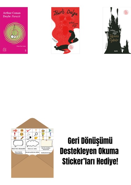 Everest Açıkhava 37 - Parazit + Zehirli Dalga + Tekinsiz Öyküler + Okuma Sticker'ları