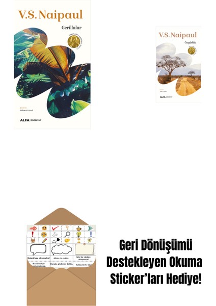 Gerillalar + Özgürlük + Okuma Sticker'ları