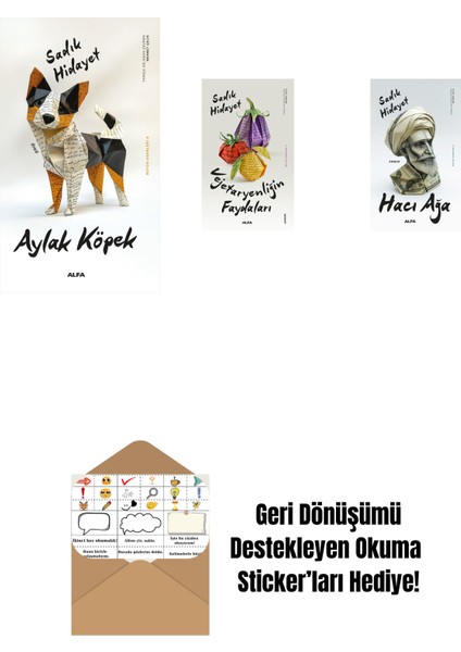 Aylak Köpek + Vejetaryenliğin Faydaları + Hacı Ağa + Okuma Sticker'ları