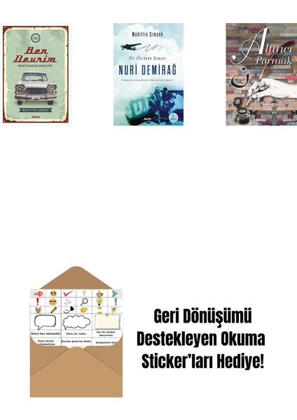 Ben Devrim + Nuri Demirağ + Altıncı Parmak + Okuma Sticker'ları