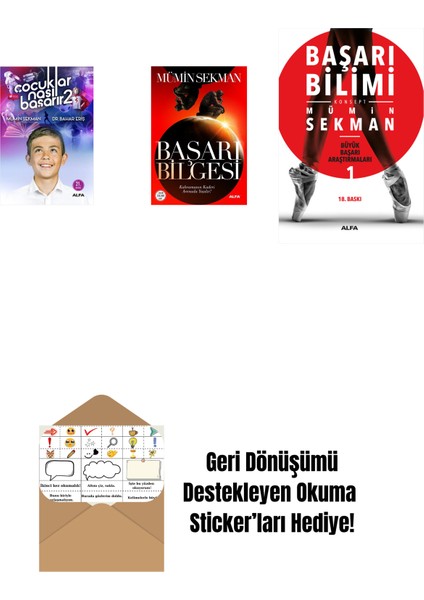 Çocuklar Nasıl Başarır 2 + Başarı Bilgesi + Başarı Bilimi + Okuma Sticker'ları