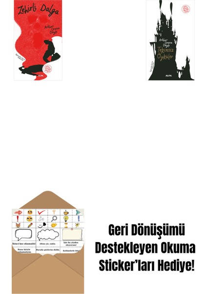 Zehirli Dalga + Tekinsiz Öyküler + Okuma Sticker'ları