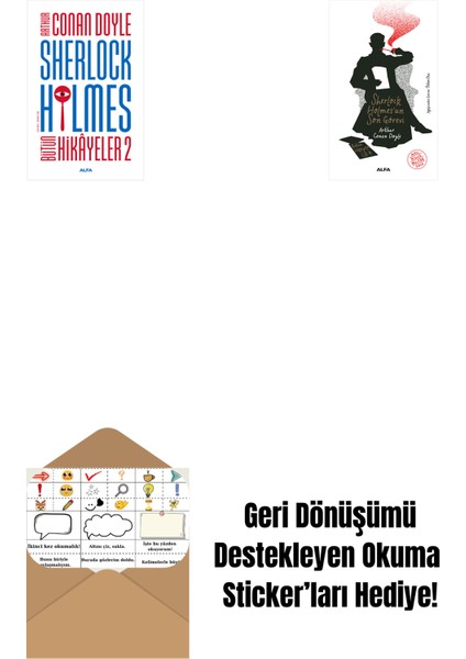 Sherlock Holmes - Bütün Hikayeler 2 + Sherlock Holmes'un Son Görevi + Okuma Sticker'ları