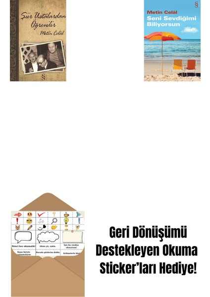 Şiir Ustalardan Öğrenilir + Seni Sevdiğimi Biliyorsun + Okuma Sticker'ları