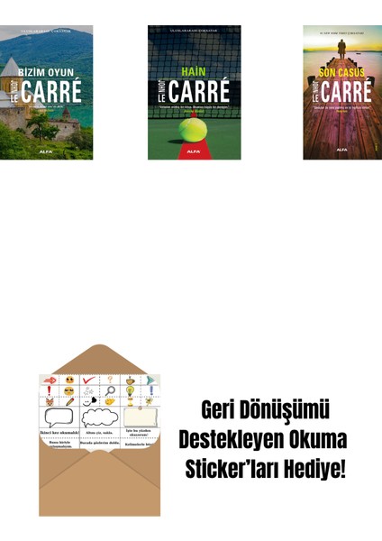 Bizim Oyun + Hain + Son Casus + Okuma Sticker'ları