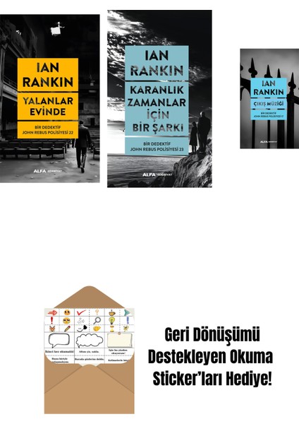 Yalanlar Evinde + Karanlık Zamanlar Için Bir Şarkı + Çıkış Müziği + Okuma Sticker'ları