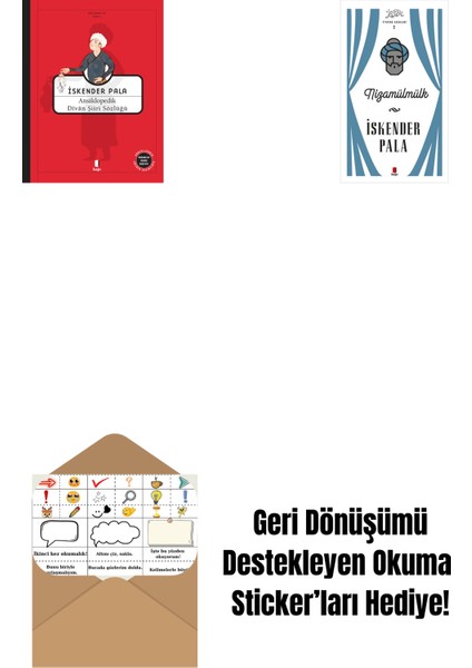 Ansikolopedik Divân Şiiri Sözlüğü (Ciltli) + Nizamülmülk (Ciltli) + Okuma Sticker'ları