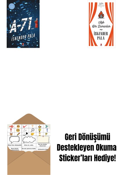 A-71 + Aşk Bir Zamanlar (Ciltli) + Okuma Sticker'ları
