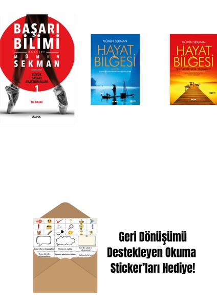 Başarı Bilimi + Hayat Bilgesi 2 + Hayat Bilgesi + Okuma Sticker'ları