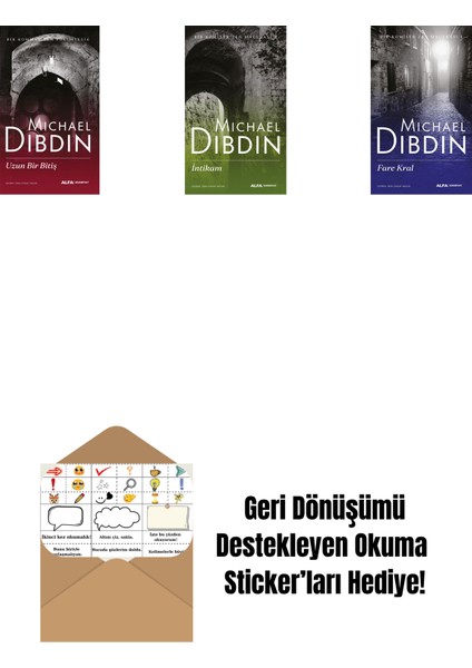 Uzun Bir Bitiş + Intikam + Fare Kral + Okuma Sticker'ları