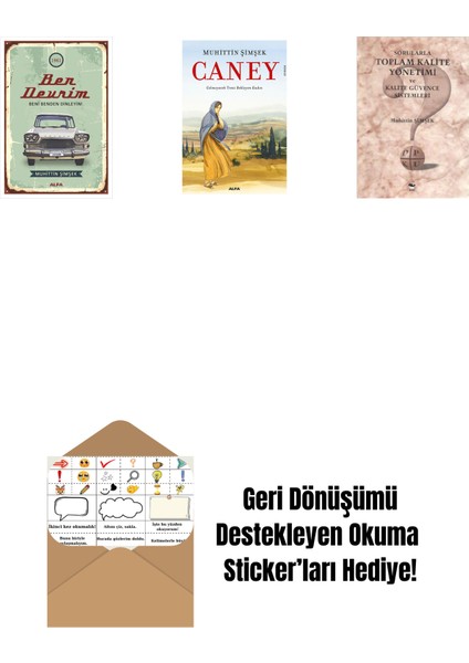 Ben Devrim + Caney + Sorularla Toplam Kalite Yönetimi ve Kalite Güvence Sistemleri + Okuma Sticker'ları