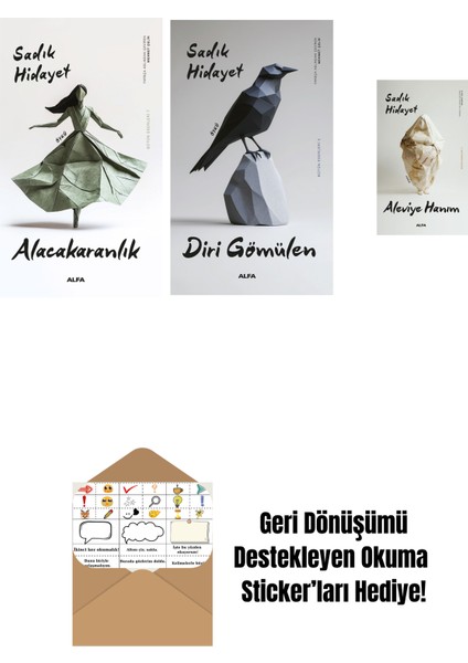 Alacakaranlık + Diri Gömülen + Aleviye Hanım + Okuma Sticker'ları