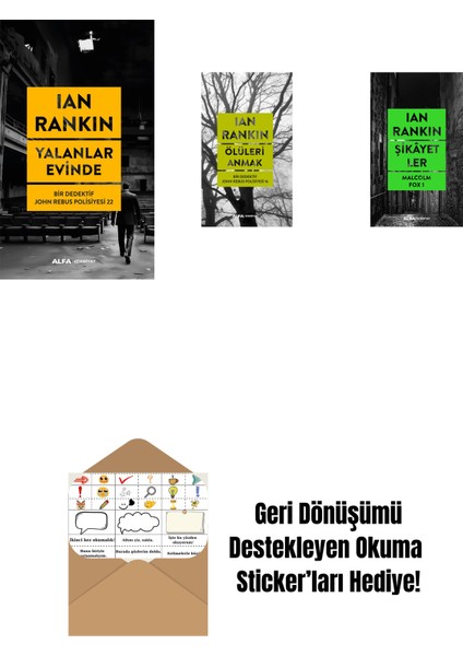 Yalanlar Evinde + Ölüleri Anmak + Şikâyetler + Okuma Sticker'ları