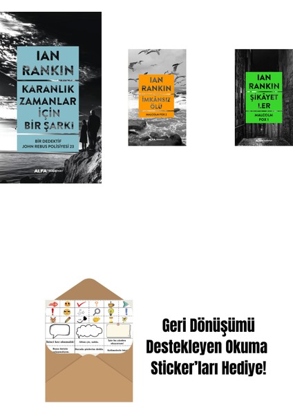 Karanlık Zamanlar Için Bir Şarkı + Imkânsız Ölü + Şikâyetler + Okuma Sticker'ları