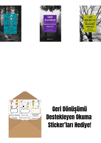 Vahşi Köpekler Bile + Başkasının Mezarı + Ölüleri Anmak + Okuma Sticker'ları