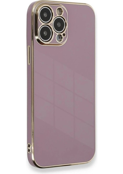 Newface iPhone 15 Pro Kılıf Volet Silikon - Mor