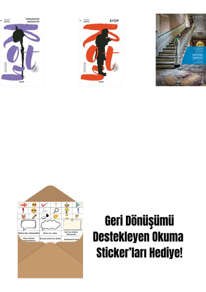 Imparator Mezarlığı + Eyüp + Hotel Savoy + Okuma Sticker'ları