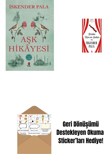 Aşk Hikâyesi + Darbe: Kan ve Sultan (Ciltli) + Okuma Sticker'ları