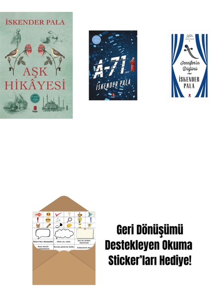 Aşk Hikâyesi + A-71 + Jennifer’ın Düğünü (Ciltli) + Okuma Sticker'ları