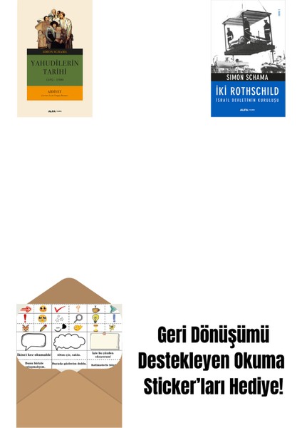Yahudilerin Tarihi - 2 + Iki Rothschild + Okuma Sticker'ları
