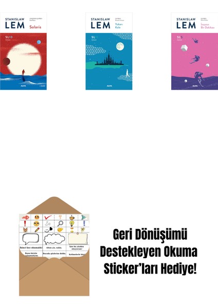 Solaris (SL10) + Yukarı Kale (SL11) + Insanın Bir Dakikası (Sl5) + Okuma Sticker'ları