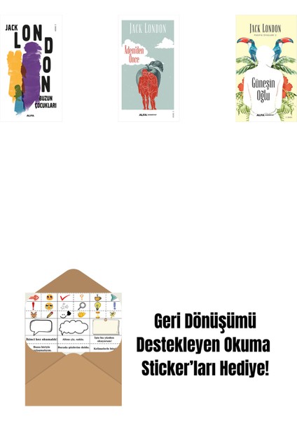 Buzun Çocukları + Âdem'den Önce + Güneşin Oğlu + Okuma Sticker'ları