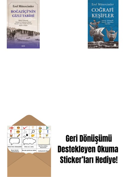 Boğaziçi’nin Gizli Tarihi + Coğrafi Keşifler + Okuma Sticker'ları
