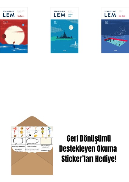 Solaris - SL10 (Ciltli) + Yukarı Kale (SL11) + Kör Talih (Sl6) + Okuma Sticker'ları
