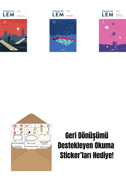 Soruşturma (Sl9) + Kör Talih (Sl6) + Insanın Bir Dakikası (Sl5) + Okuma Sticker'ları