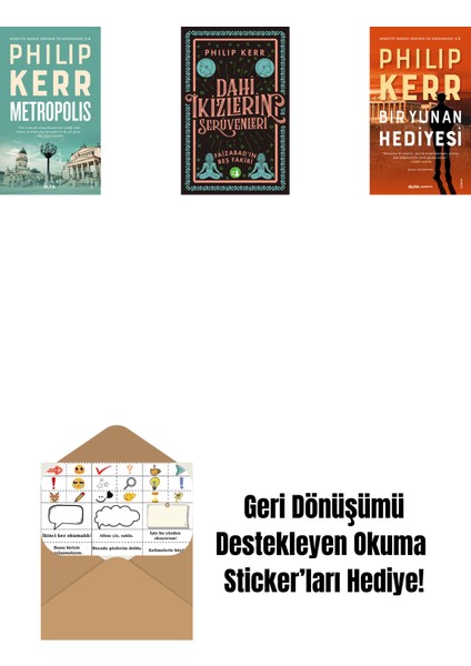 Metropolis + Dahi Ikizlerin Serüvenleri - Faizabad'ın Beş Fakiri + Bir Yunan Hediyesi + Okuma Sticker'ları