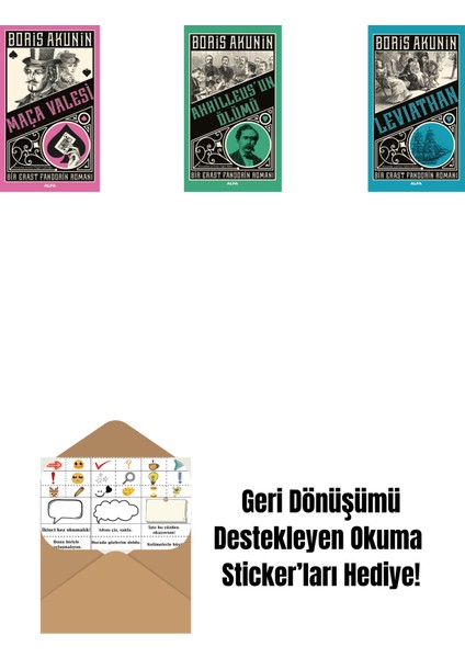 Maça Valesi + Ahhilleus’un Ölümü + Leviathan + Okuma Sticker'ları