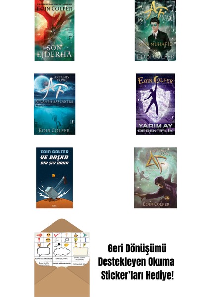 Eoin Colfer 6 Kitap Set + Okuma Sticker'ları