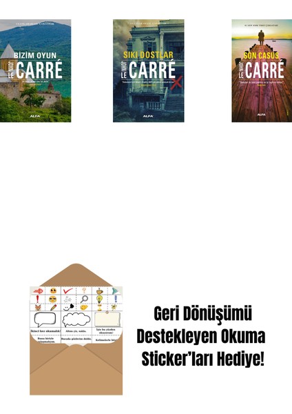 Bizim Oyun + Sıkı Dostlar + Son Casus + Okuma Sticker'ları
