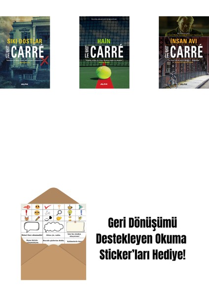 Sıkı Dostlar + Hain + Insan Avı + Okuma Sticker'ları