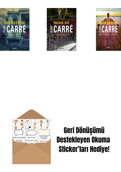 Sıkı Dostlar + Insan Avı + Son Casus + Okuma Sticker'ları