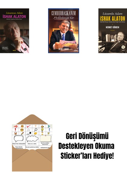 Lüzumsuz Adam - Ishak Alaton + Cumhurbaşkanım Mektubunuz Var + Lüzumlu Adam - Ishak Alaton + Okuma Sticker'ları